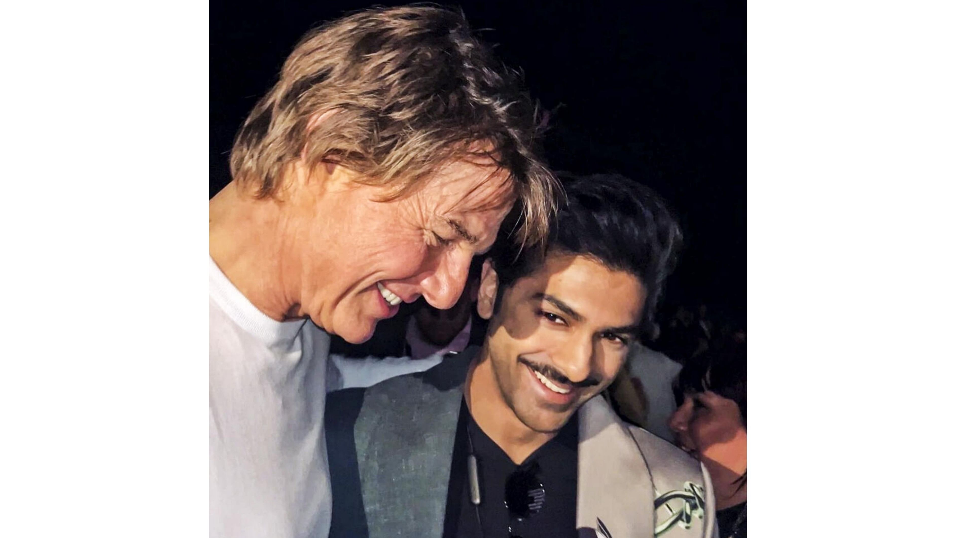 <div class="paragraphs"><p><em>Heeramandi</em> actor Taaha Shah Badussha meets Hollywood actor Tom Cruise.</p></div>